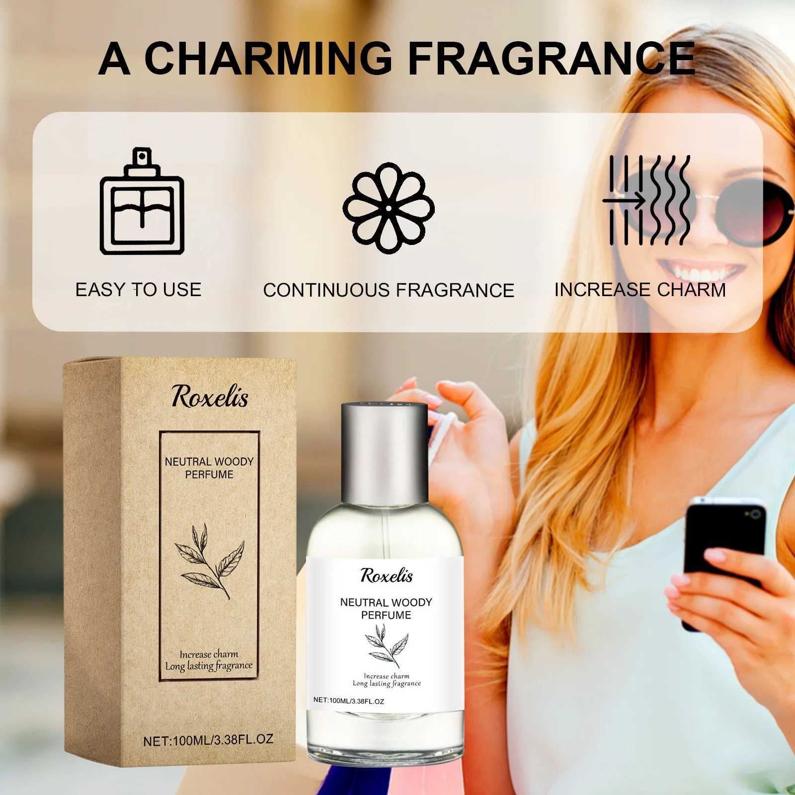 Unisex wood perfume durable perfume floral fragrance simple flirtation improvement of attractive female adults sexy perfumeW241102