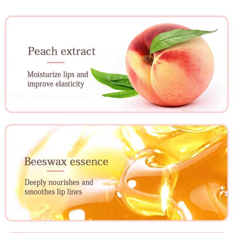 1 piece of temperature color changing lip gloss moisturizing wet peach liquid lipstick mini cute makeup lip gloss cosmetics W241101