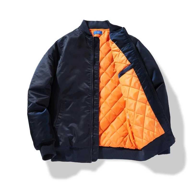 Bomber Jacket Mens Spring and Autumn Solid Pilot Jacket Military Flight Basic Jacket Mens Fashion Army Grn Windbrr W241102