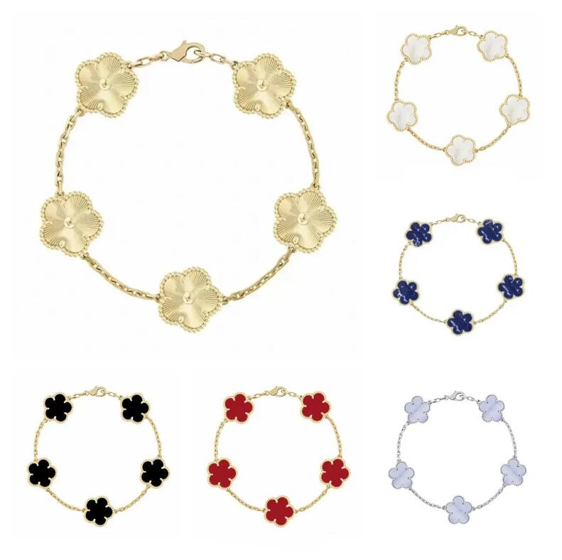 Designers Clover Bracelets necklace fashion womens and mens Jewelry light luxurys gold Classic Love diamond pendant necklaces simple clavicle chain for With box