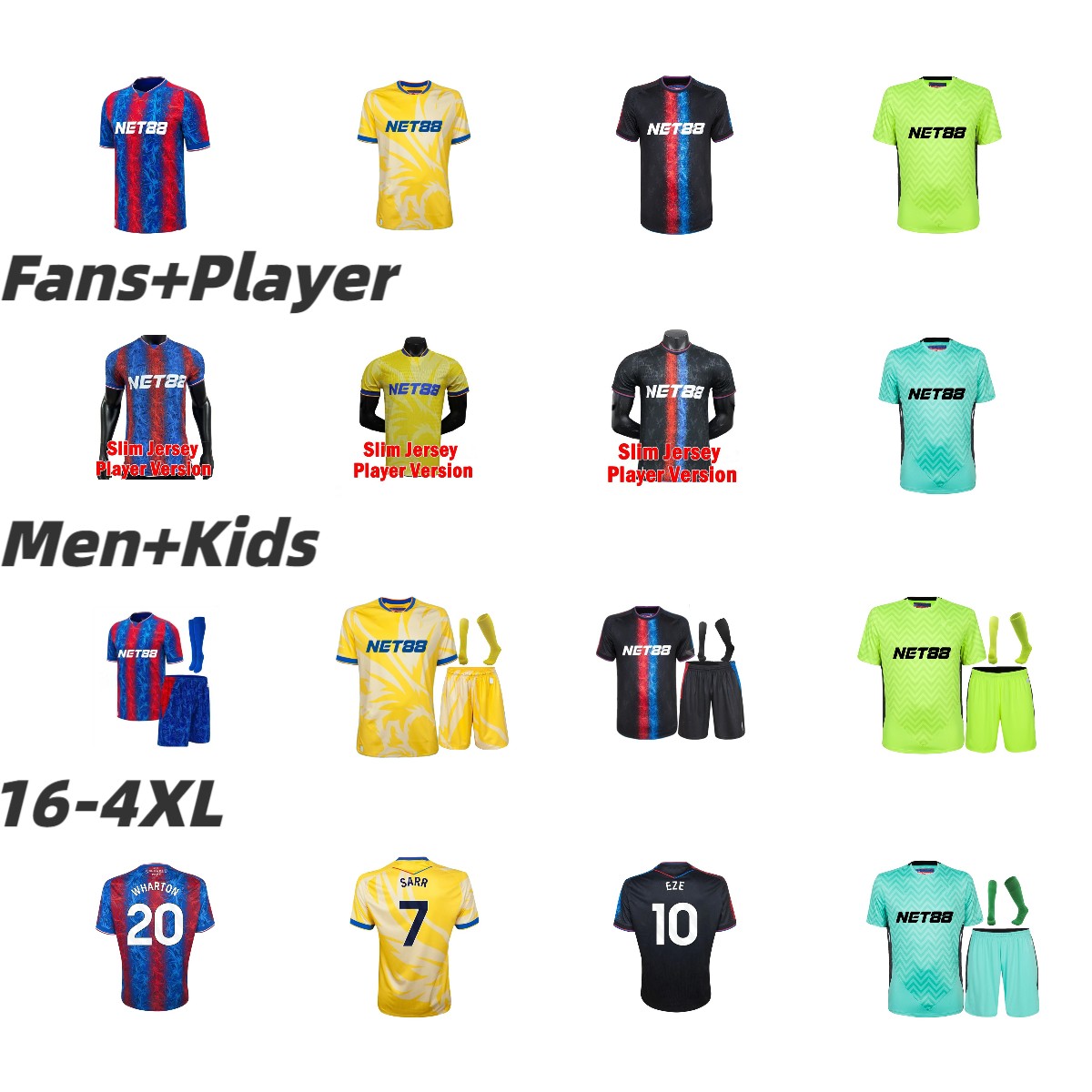 3XL 4XL 24/25 Palace MATETA EZE Soccer Jerseys Zaha MILIVOJEVIC TOWNSEND SAKHO BENTEKE McARTHUR CPFC 2023 2024 2025 EAGLES men kids Kits sock Full sets Football Shirt