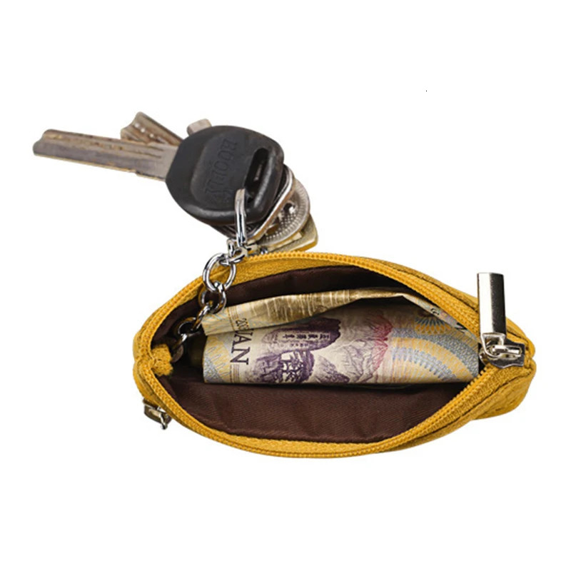 Womens Genuine Leather Coin Purse Female Wallets Custom Gifts Girls Zipper Purses Children Storage Pocket Bags Pouch 241029