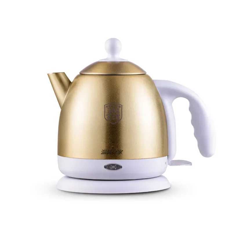 Hot dip galvanized electric kettle hot water boiler stainless steel pot 1L mini travel teapot milk heater Y241102