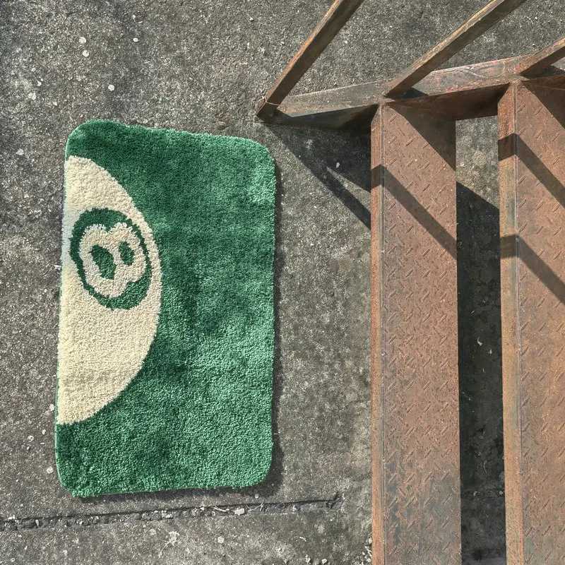 Green 8 Ball Doormat Carpet Tufted Rectangle Non-slip Bath Mat Soft Plush Fullfy Rug Home Decor Living Room Bedroom Floor MatXJ241101 - view 7