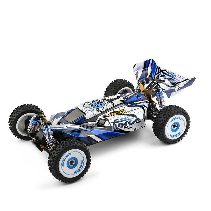 Rc Crawler Wltoys New 124017-V8 1/12 2.4G Racing RC Car 4Wd Brushless Motor 75Km/H High Speed radio control car Remote Control Off Road Drift Toy Drift Car