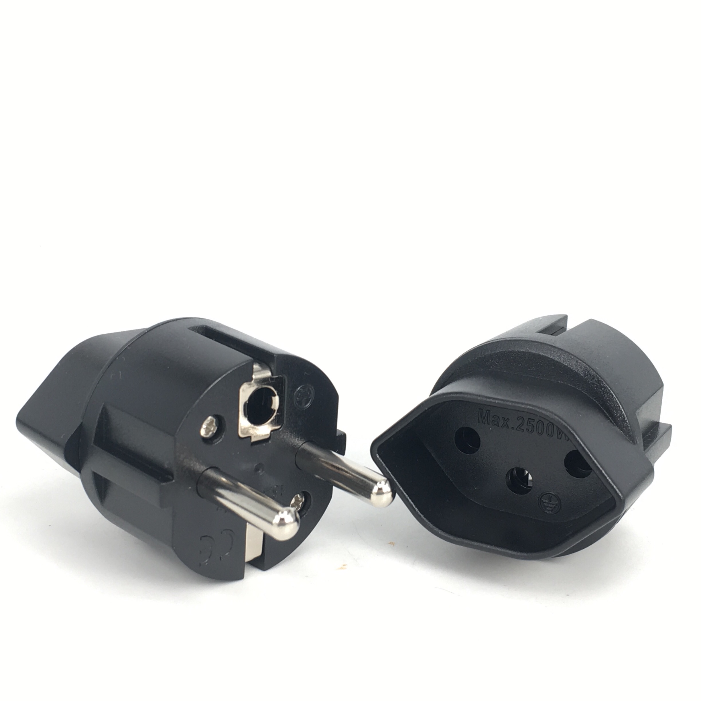 International Travel Adapter Socket Connector 10A 250V Power Converter for France Germany Swiss to European Plug Adapter