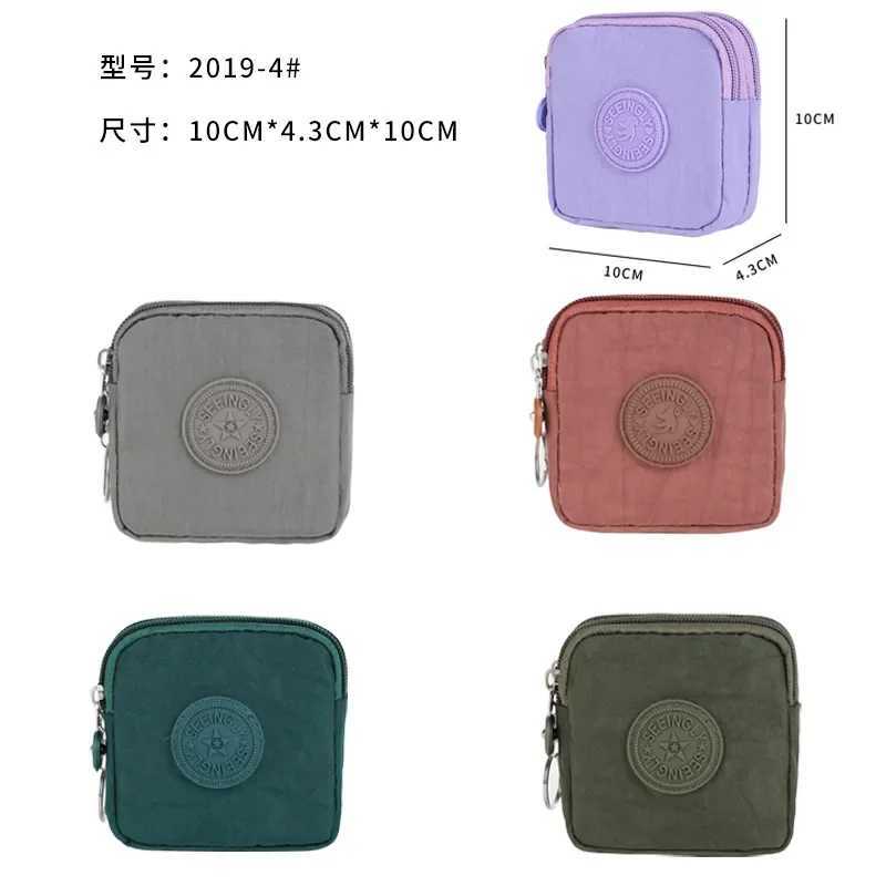 Solid Color Coin Purse Small Key Earphe Lipstick Bag Waterproof Wallet Kids Coin Pouch Cute Purse Zipper Cluh Bag Card BagsXJ241111