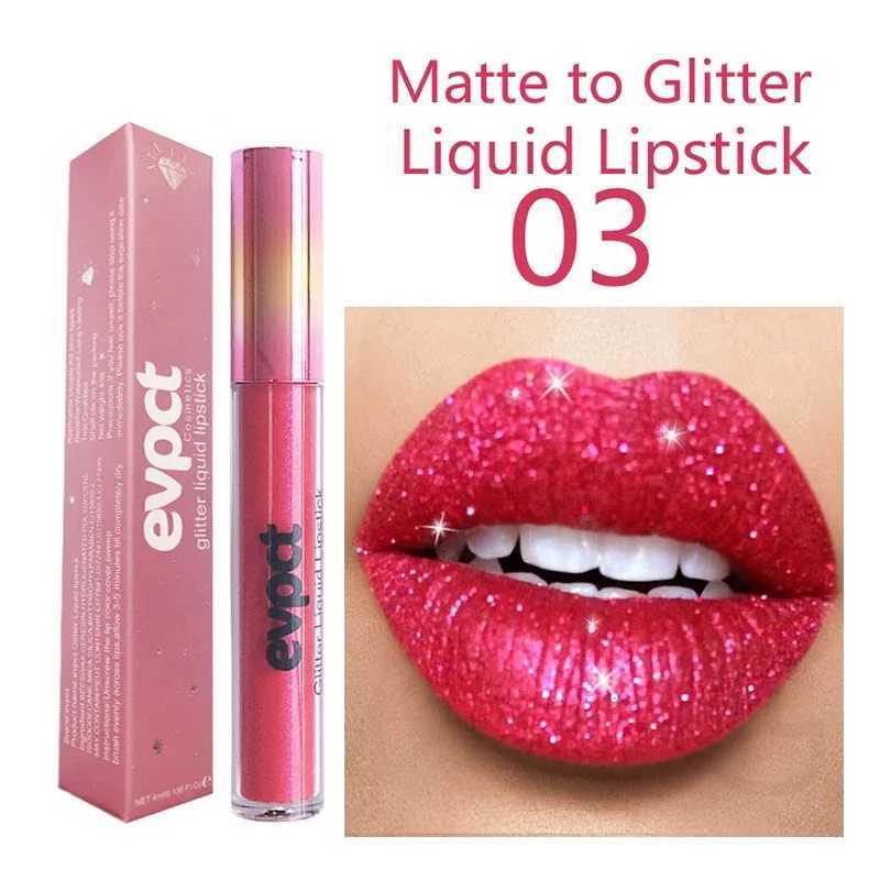 15 color sexy shimmer diamond glitter lip gloss matte liquid lipstick durable waterproof pearl velvet lip gloss lipstick W241101