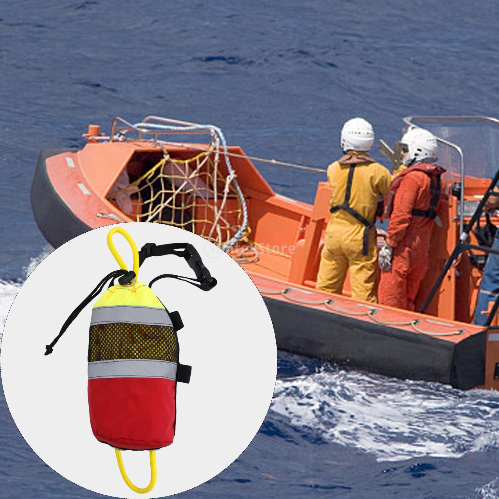 2023 HOT 16m/21m/31m Kayak Reflective new 2025 Throwline Water Rescue Safe Throw Bag Floating Rope Rescue Throw Bag with Rope