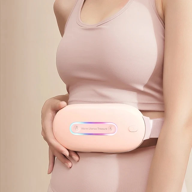 2025 PK Xiaomi new Warm Uterus Massager Relieve Menstrual Pain Waist Acupoints Vibrating Heating Pad Belly Wrap Belt Women Warm Palace Be