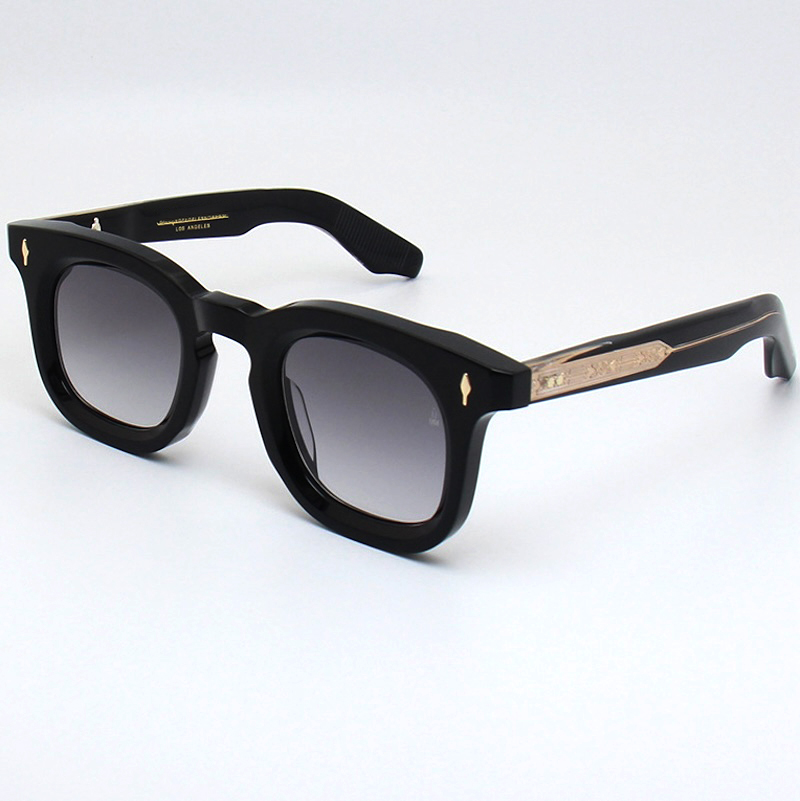 Devaux 43-27 Acetate Sunglasses Designer Handmade TOP Quality High Round Glasses Thick Retro Vintage Steampunk for Men Women Optical Handcrafted in Ja