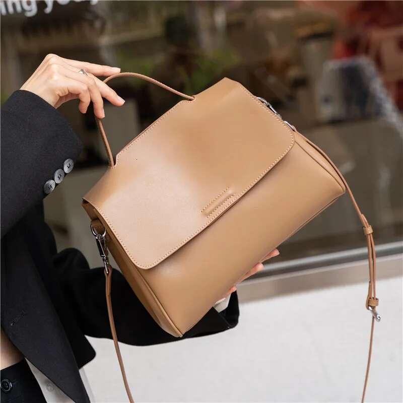Shoulder New Genuine Leather 2024 High Quality Casual Totes Ladies Messenger Bag Handbags Women Bags Designer s 4