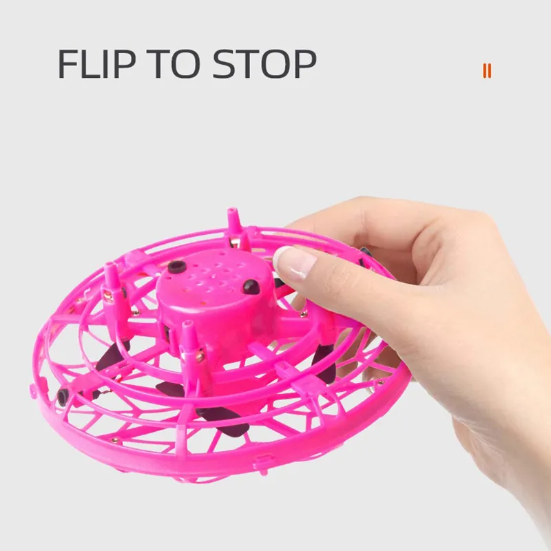 Magic Flying Ball Pro LED UFO Spinner Toy Hand Controlled 2025 new Boomerang Mini Drone Upgrade Flight Gyro Aircraft for Adults Kids Gift