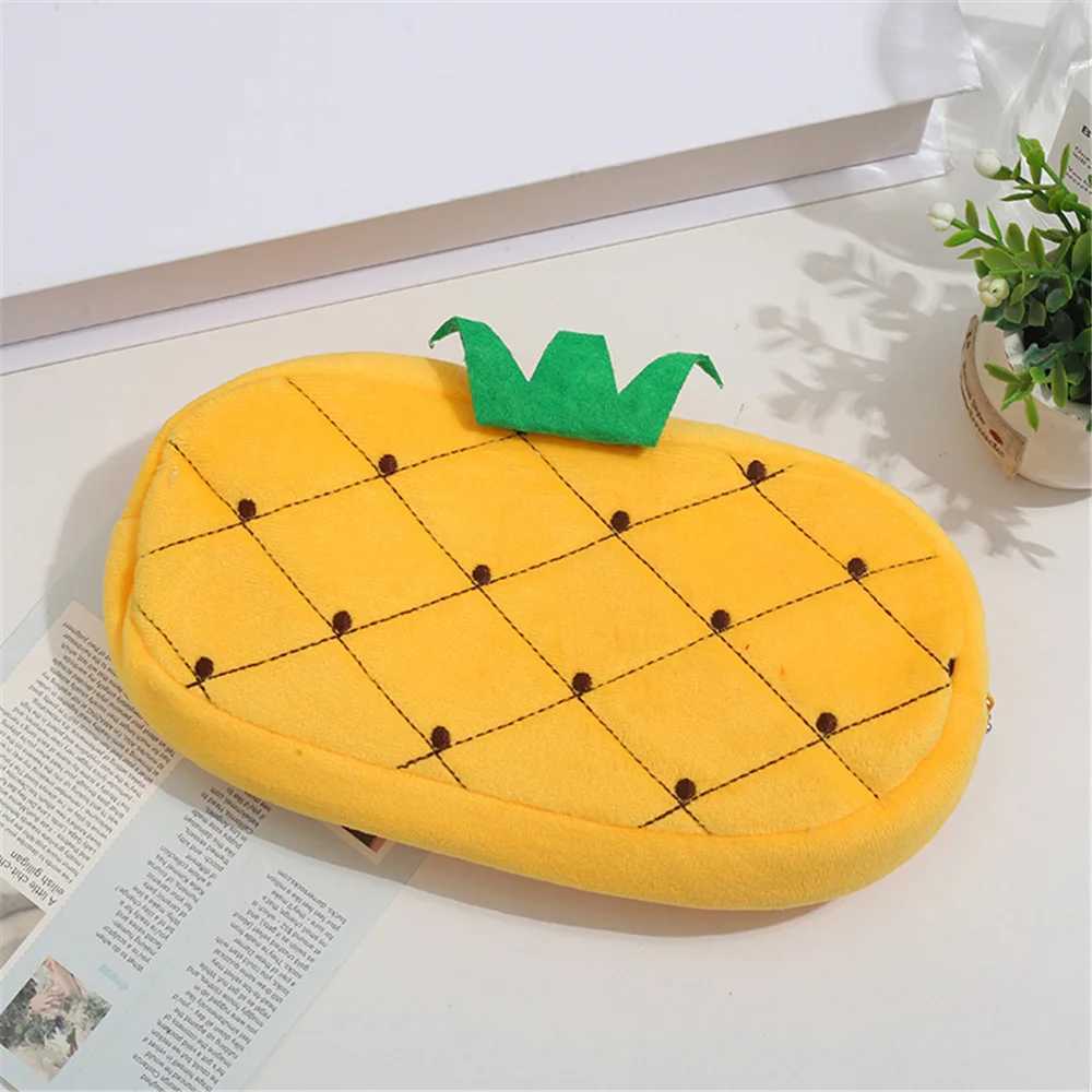 Cute BIG 20CM Plush Coin Purse Bag Fruit Cactus PineappleXJ241111