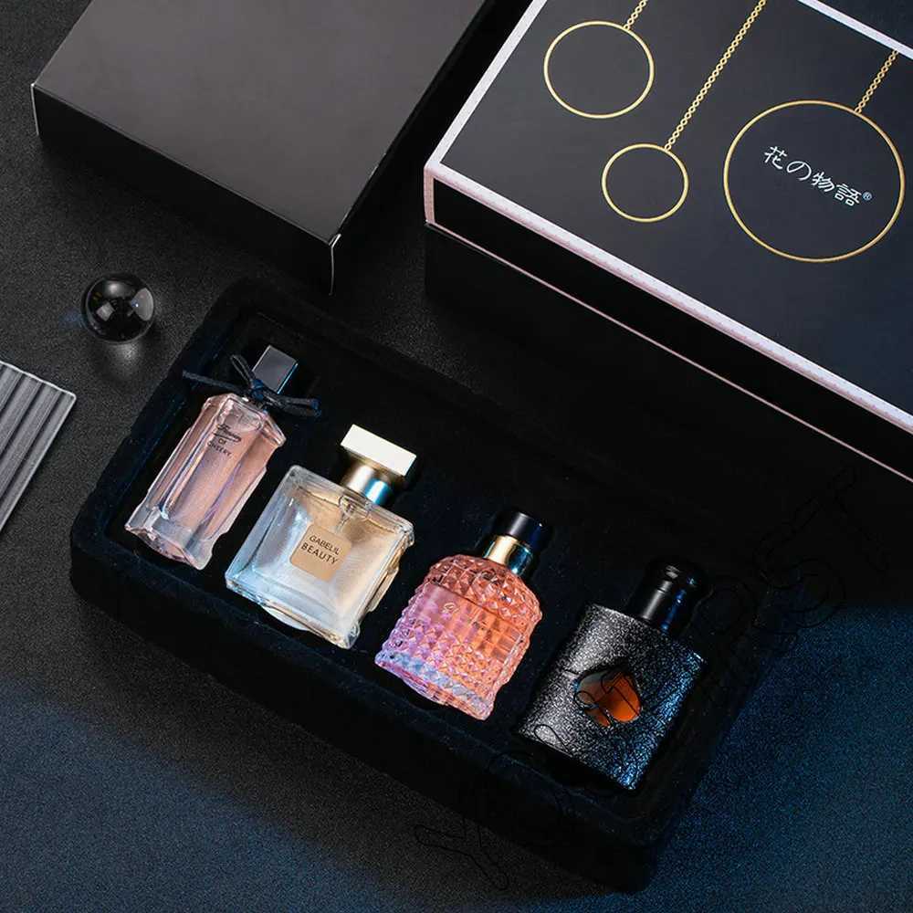 Brand Women Perfume Gift Box 4PCS Set 105ml Floral Scent Spray Pheromone Perfumes Feminino Lasting Fragrance Perfume For WomenXJ250512