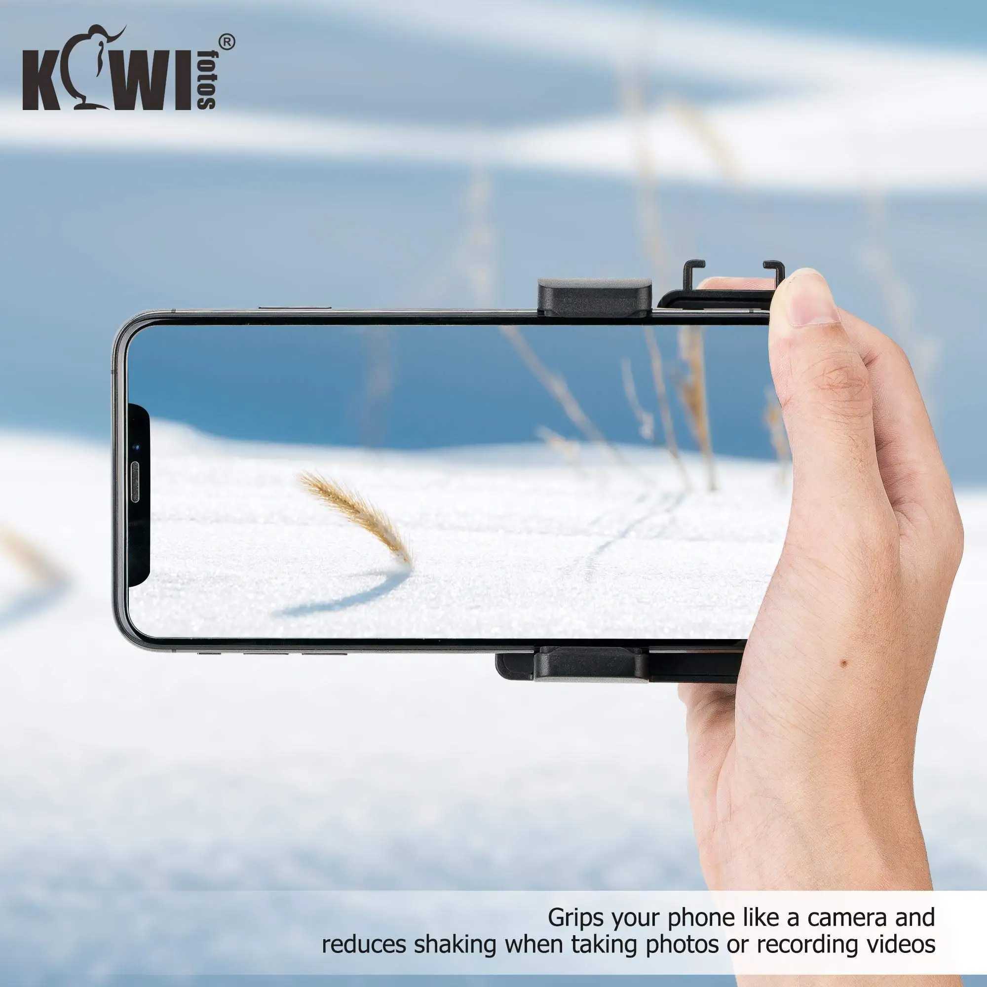 Wireless Remote Phone Grip Handheld Snapgrip iPhone Camera Hand Grip With Shutter 1/4 Screw for iPhone 15 Selfie Stick TripodLX241102