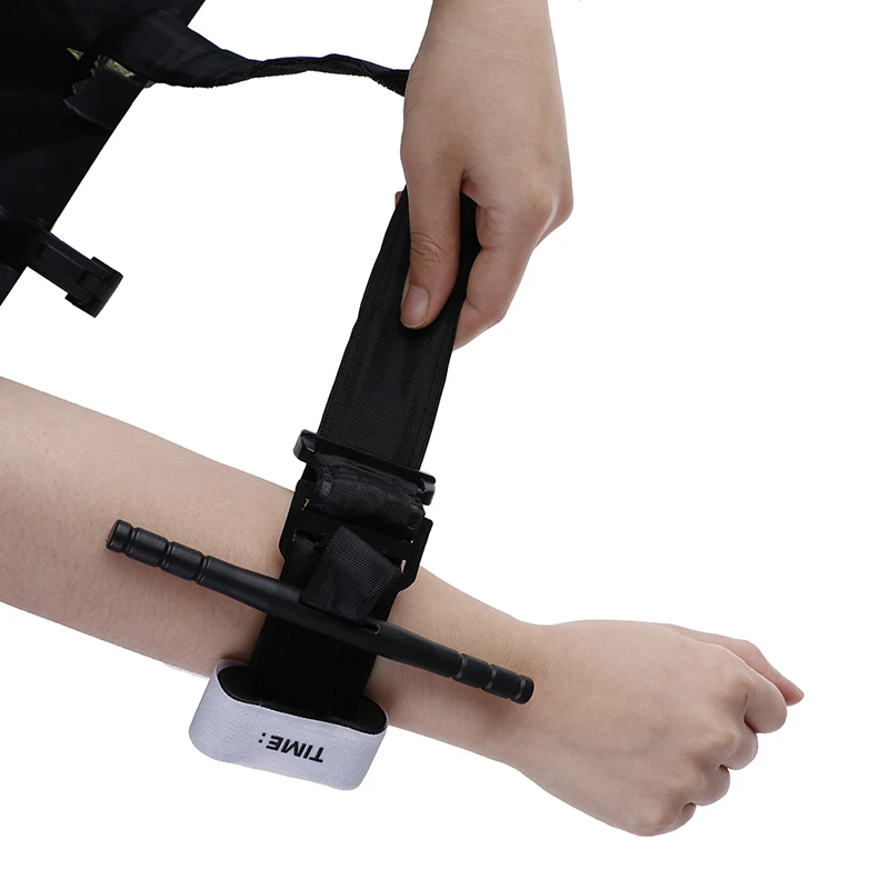First aid bleed quick stop blood control Stanch tourniquet life trauma strap save medic rescue Aluminum Handle