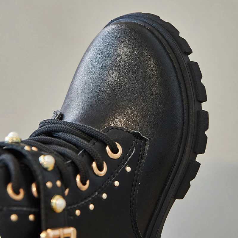 Girls PU leather ankle boots childrens UK soft soled leather boots anti slip outdoor shoes new fashion childrens short boots M241102