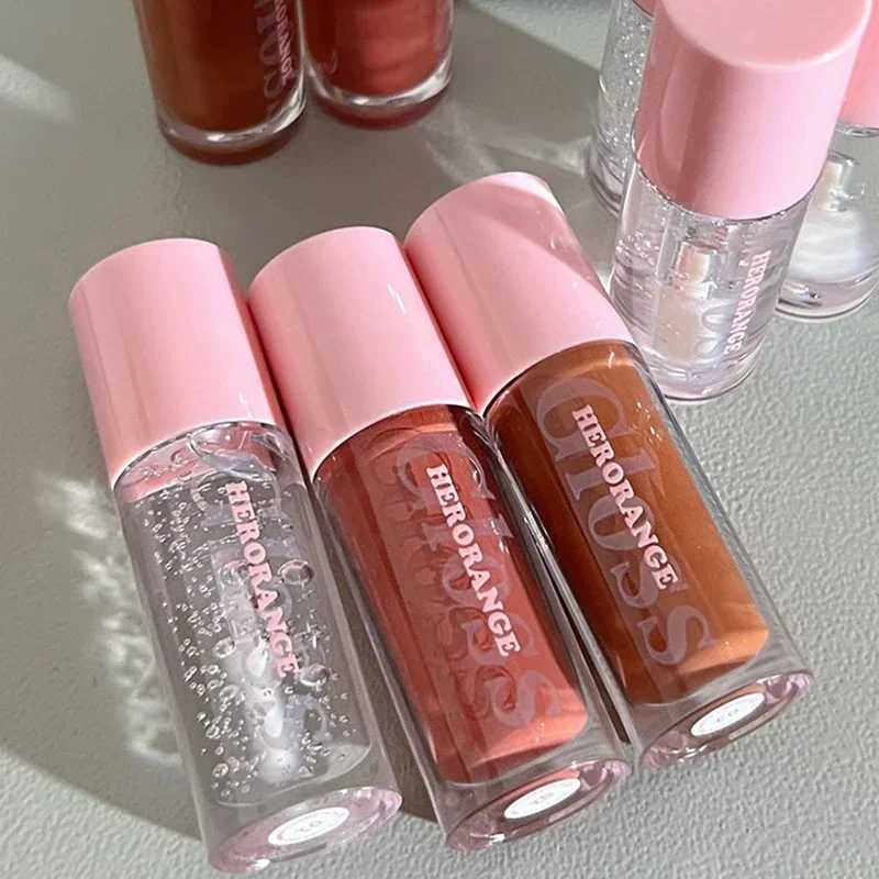 Crystal jelly moisturizing lipstick transparent dye mirror lipstick Korean cosmetic liquid lipstick transparent lipstick 1 piece W241101