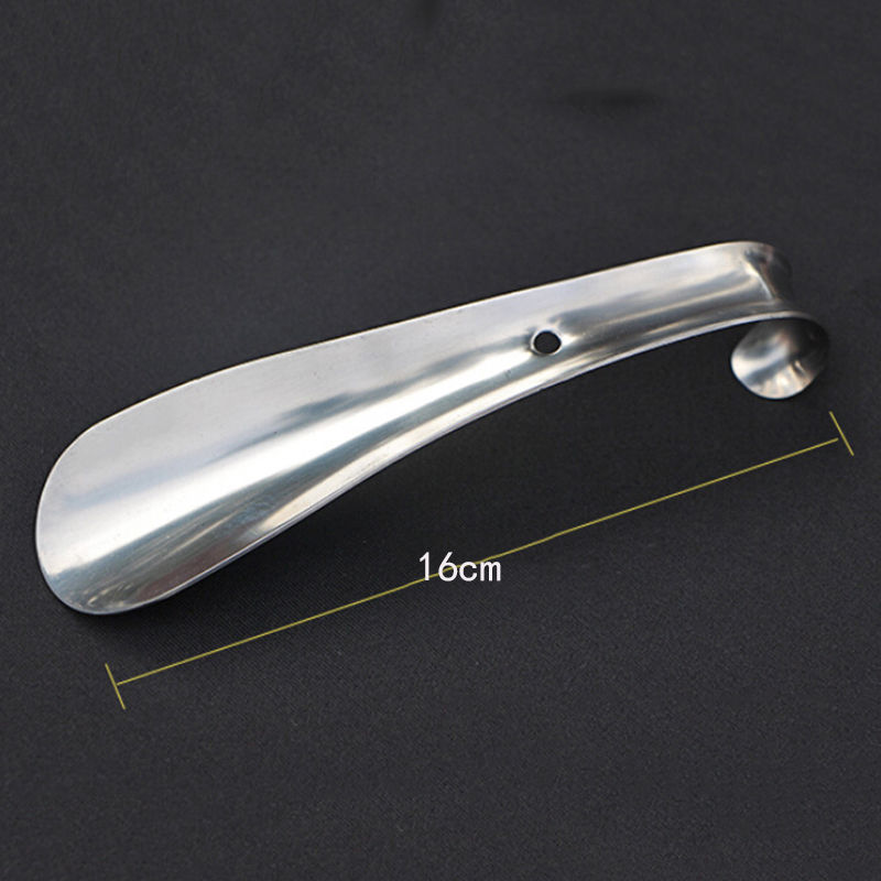 1PCS Professional Durable Handle Stainless Steel Silver Shoe Horn Lifter Long Shoespooner 16/30/45/52/58cm