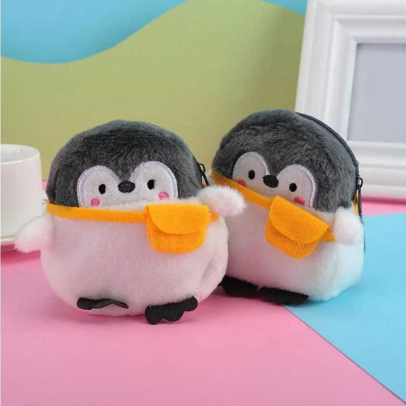 Shoulder Bag Little Penguin Kaii Penguin Plush Wallet Soft Penguin Plush Coin Purse Girls Lovers Valentines Gifts SmallXJ241111