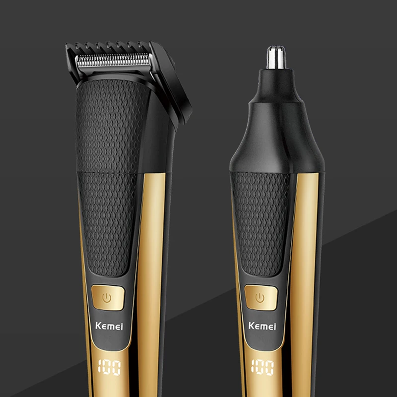 2025 Kemei Multifunctional Men Electric Foil Shaver Gold new Reciprocating Razor Nose Ear Trimmer 3 In 1 USB Hair Cutting hine Clipper