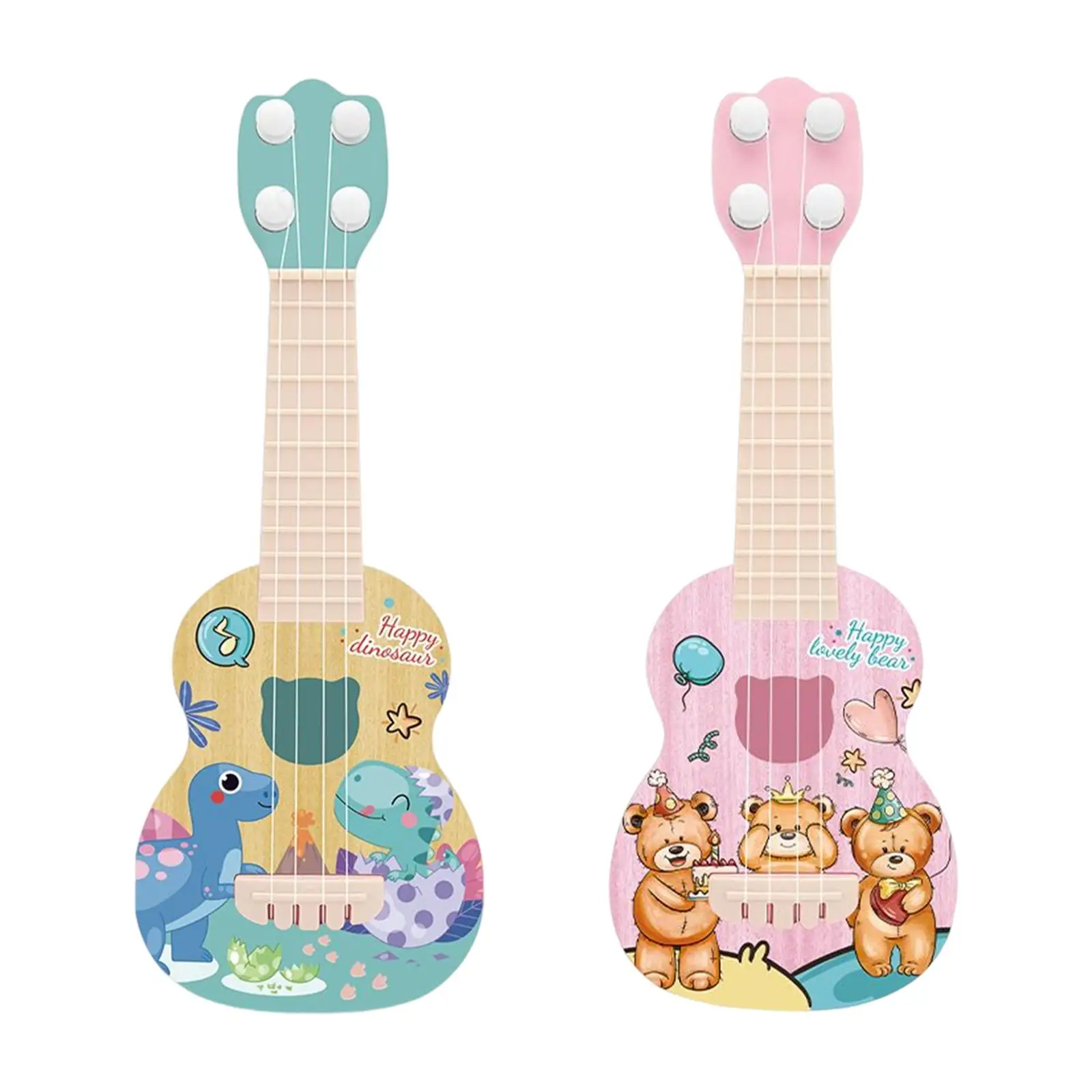 new Professional Ukulele Guitar Toy Skill Improving Portable Early Educational 4 2025 Strings Small Guitar for Boys Girls Birthday Gifts