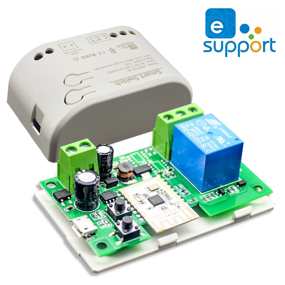 1CH RF Smart Switch 12V 24V 2025 220V AC DC WIFI Ewelink Remote new Control Garage Door Opener Switch 10A Relay Self-locking inching