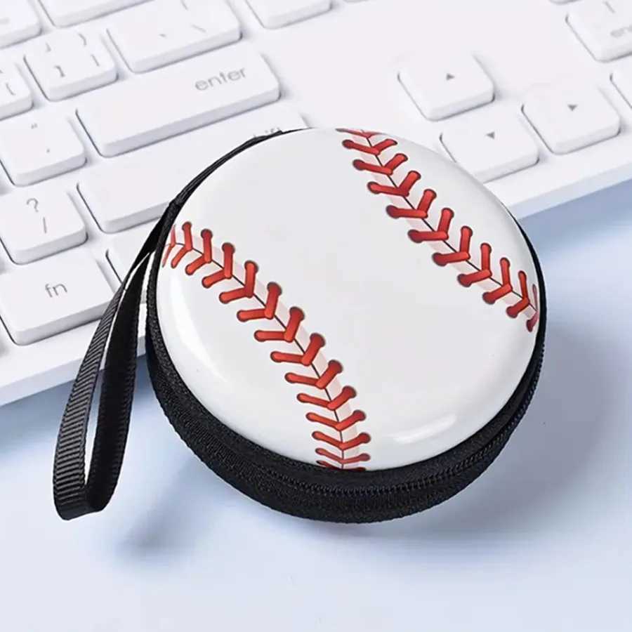 Creative Ball Pattern Coin Purse for Kid Boys Girls Small Gift Fi Change Purses Mini Wallets Zipper Storage BoxXJ241111