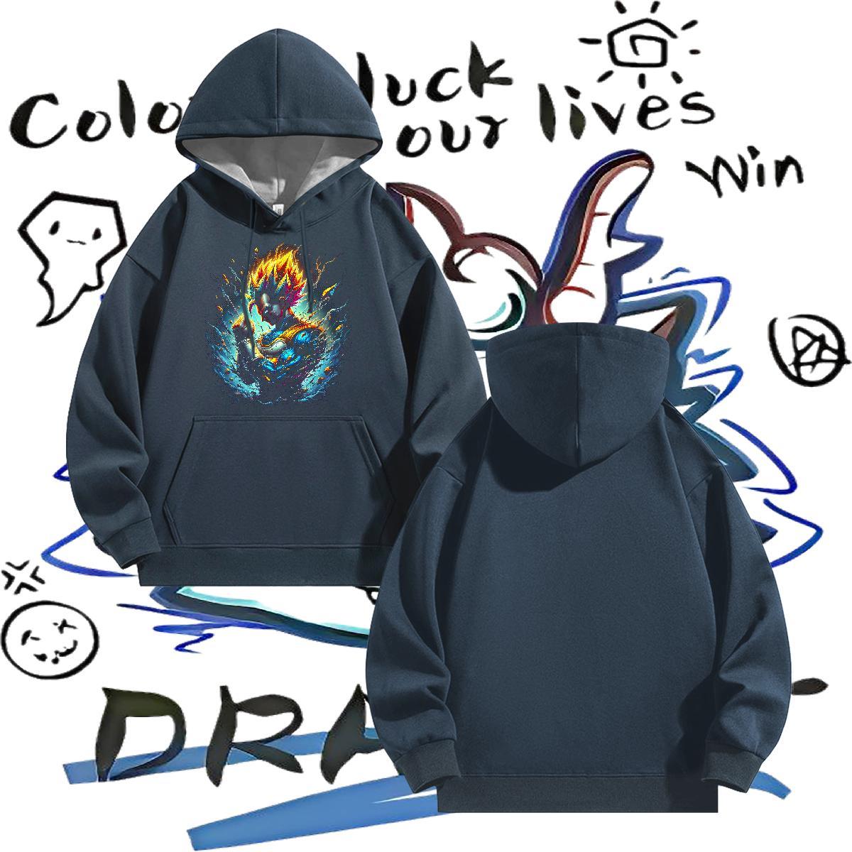 2024 DIY Mens Hoodie Sweatshirt Street Casual Wholesale Couples Hoodie Hooded Collar Plus Size Custom Tops Hoodie Thick Fleece