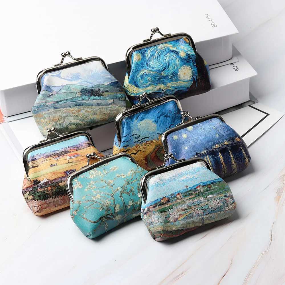 Women Girls Fi Vintage Change Bag PU Coin Purses Small Wallet Women Cluh Mini Handbag Hasp Mey C Card AccessoriesXJ241111