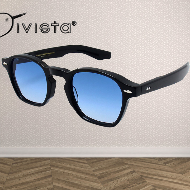 ZEPHIRIN 47-26 Acetate Sunglasses Designer Handmade TOP Quality High Round Glasses Thick Retro Vintage Steampunk for Men Women Optical Handcrafted in 