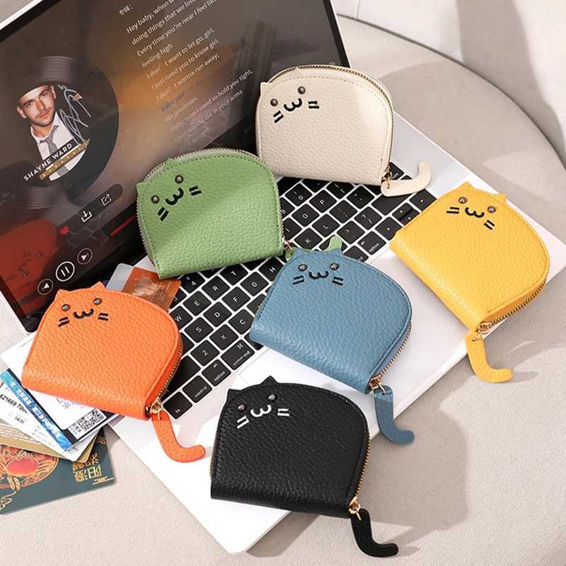 Women Small Wallet Cute Girl PU Leather Coin Purse Female Hand Wallet Purse Elegant Short Card Holder Coin Mini PurseXJ241111