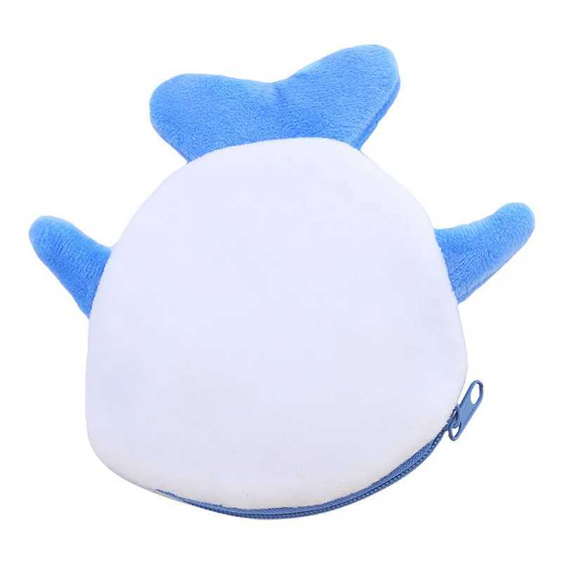 Carto Cute Whale Shark Coin Purse Kaii Wallet Portable Plush Coin Bag Key Earphe Coin Organizer Pouch Zipper Bag Kids GiftXJ241111