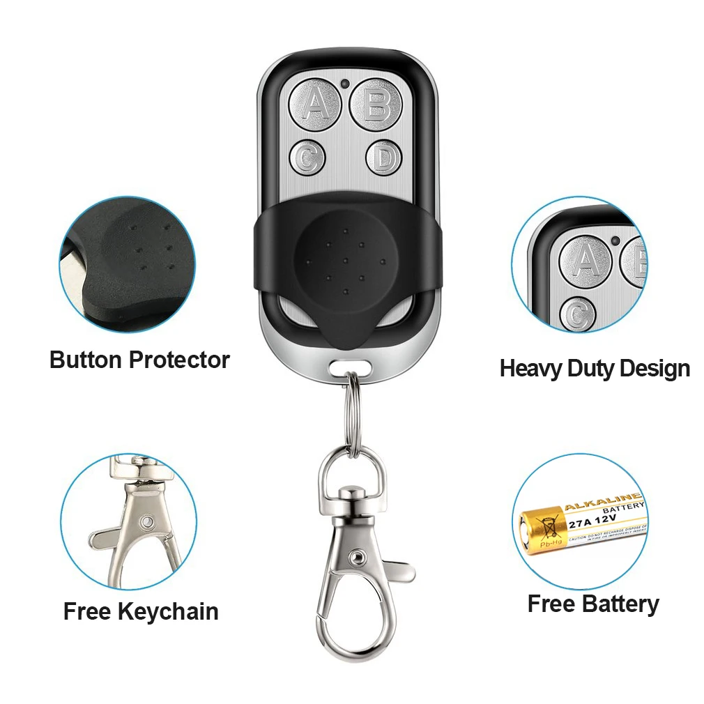 new Dustproof Waterproof Small Remote Control Replace Ecostar Rsc2 433 Hormann 2025 RSE2 433mhz Motor Liftronic 500 700 800