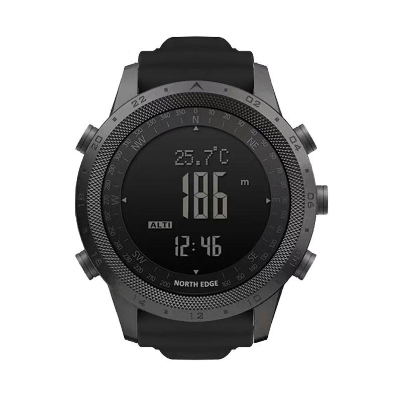 NORTH EDGE Desert Altimeter Barometer Compass Men Digital Watches Sports Running Clock Climbing Hiking Wristwatches Waterproof