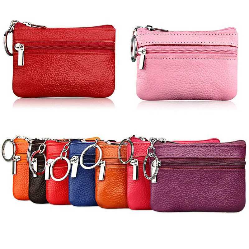 Fi Leather Women Wallet Cluh e/Two Zip Female Short Small Coin Purse Brand New Design Soft Mini Card C HolderXJ241111