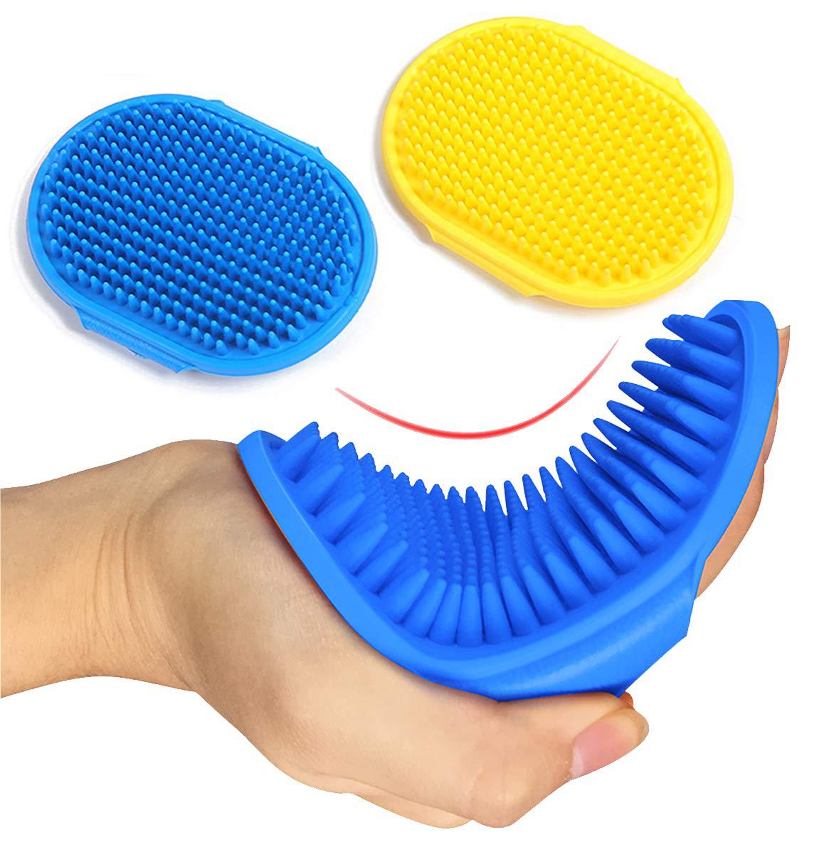 2 in 1 dog grooming brush pet dog bath brush