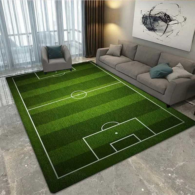 Fans football field carpet bedroom living room ball sports football carpet kitchen floor mat home decoration non-slip floor matXJ241101