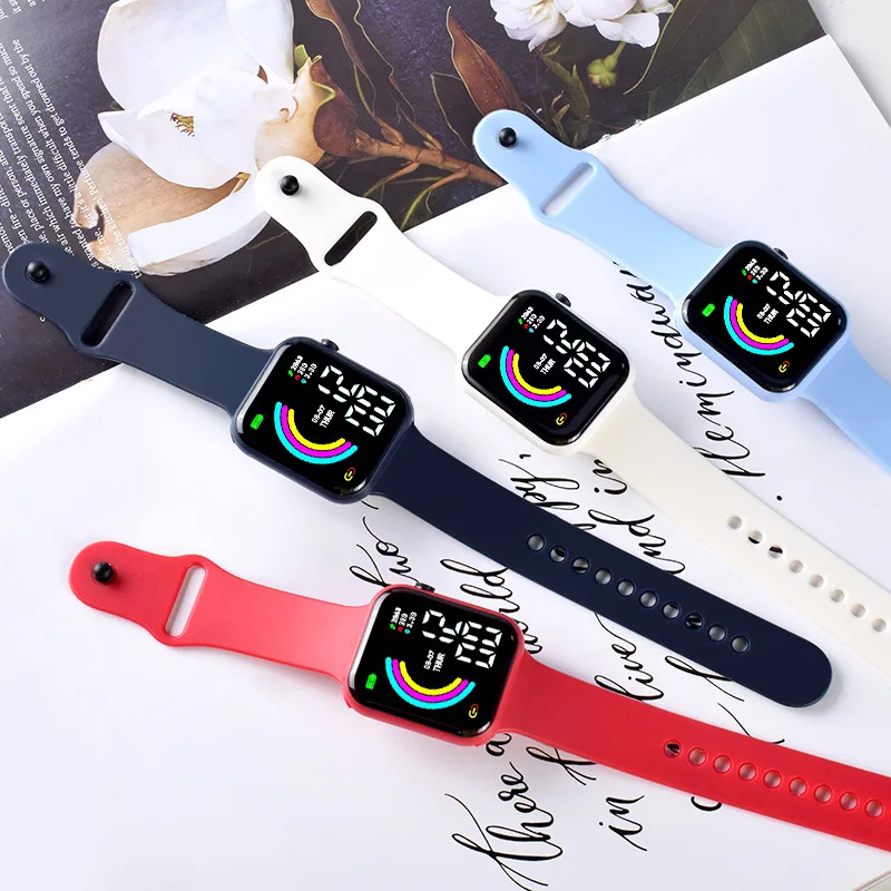 Child Watch Ultra Light LED Digital Watch For Kids Boy 2025 Girl Sports Silicone Wristband Electronic Clock new Relogio Infantil
