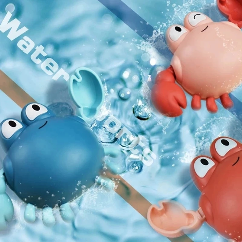 Baby Bath Toys Bathing Cute Swimming Duck Whale Pool 2025 Beach Classic Chain Clockwork Water new Toy For Kids Water Playing Toys