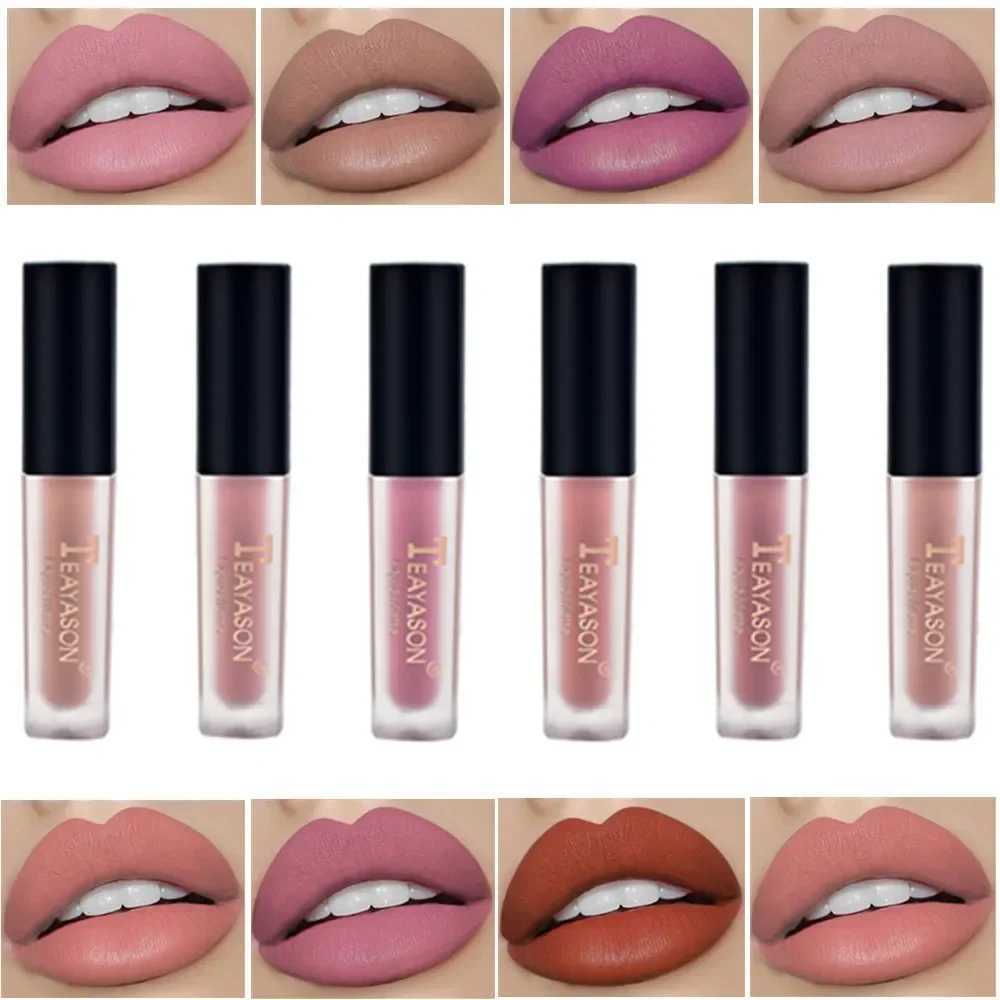One womens fashionable liquid matte lipstick velvet lipstick nude makeup matte velvet natural moisturizing lipstick W241101