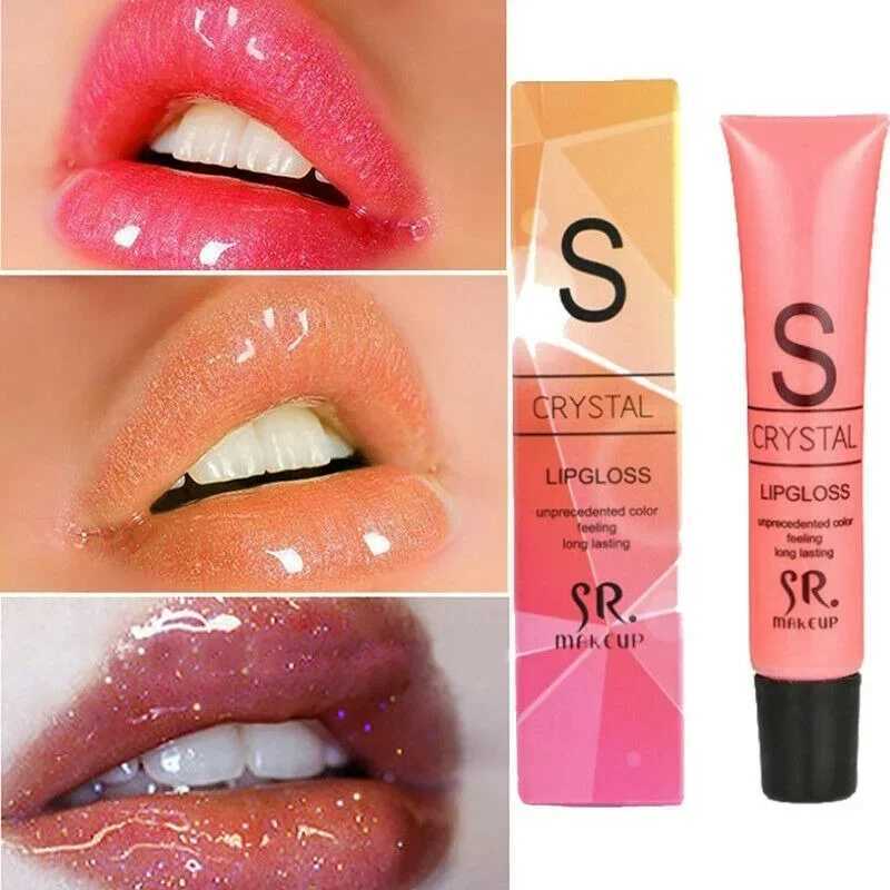 Jelly glitter liquid lipstick 12 color long-lasting nude moisturizing juicy shimmering lip gloss party sexy lipstick cosmetics W241101