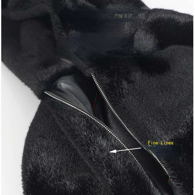 Luxury Brands Mens Clothing Fur Jackets Mink Fur Faux Fur Coat Winter High Quality Warm Design Thick Business Casual OuterwearXJ241102