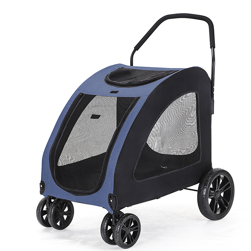 Newest Design 4 Wheel Pet Trolleys Dog Stroller Dog Trolley for Large Dogs
