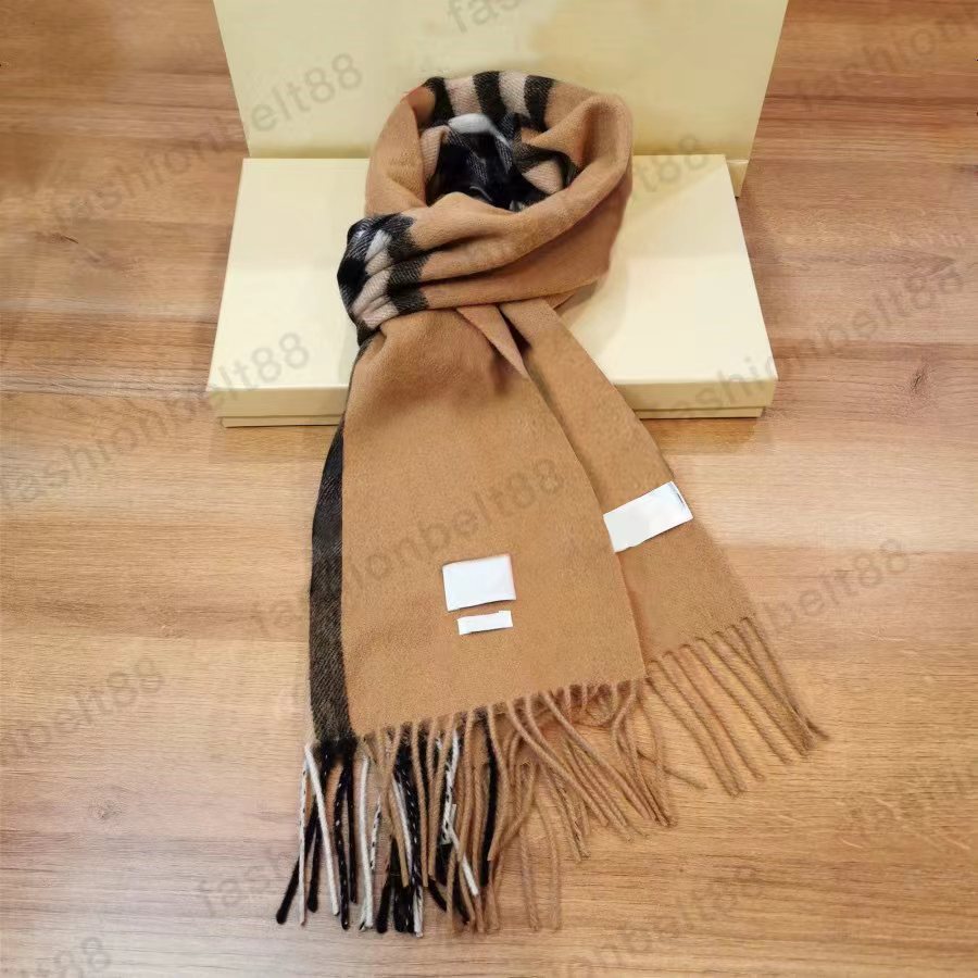 Winter 100% cashmere designer scarf high-grade soft thick fashion mens womens luxury scarves neutral classic plaid large plaid cape imitation 5 colors