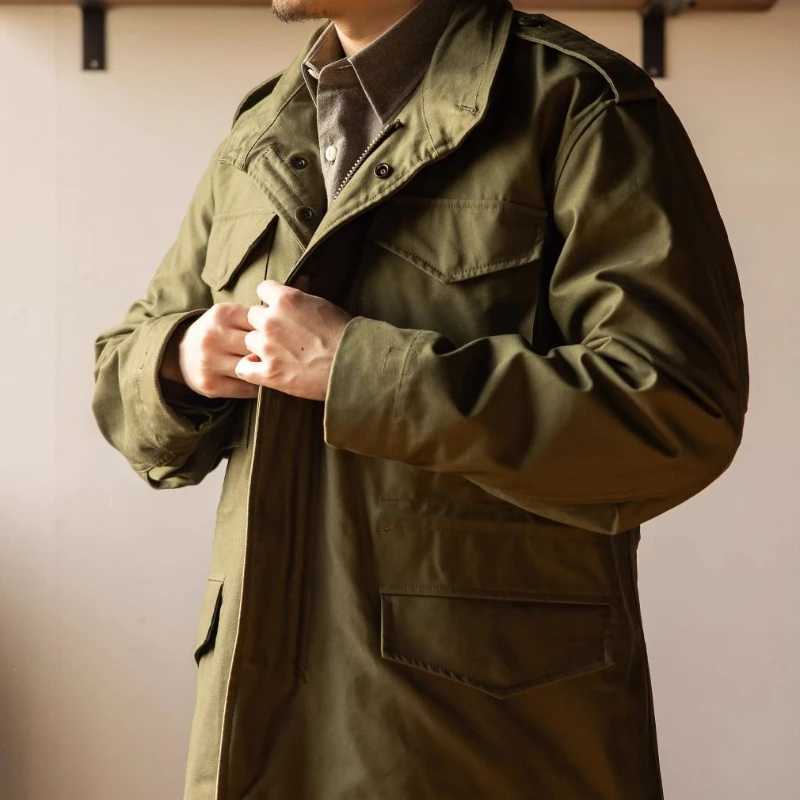 American retro stand up collar jacket mens plus size workwear loose casual high stripe jacket mens top W241102