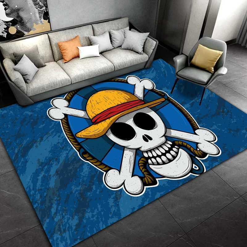 Anime ONE PIECE Luffy Printed Area Carpet for Children Living Room Bedroom Floor Mat Kitchen Mat Childrens Bedroom Mat HogarXJ241101