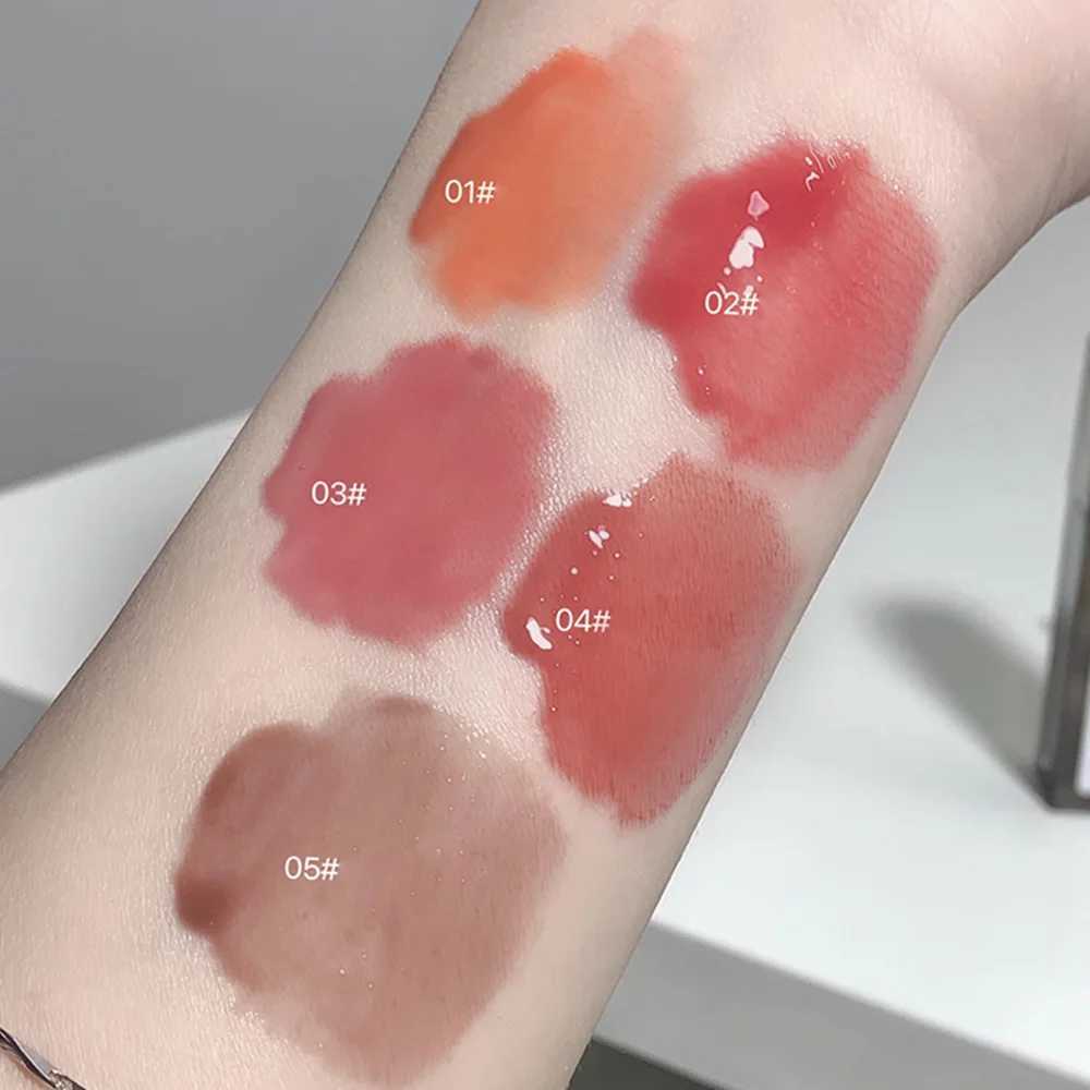 Gege Bear moisturizing lip gloss transparent high-quality tube long-lasting non stick glass vegan coloring lip gloss W241101