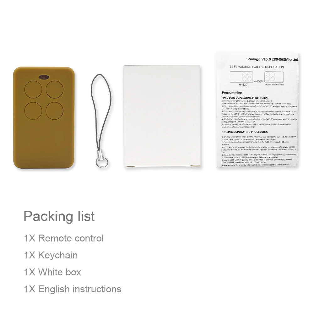 For PROTECO TX312 TX433 EUROMATIC Remote Control for gate 433MHz Duplicator Replacement Command Garage Door Opener 433.92mhz